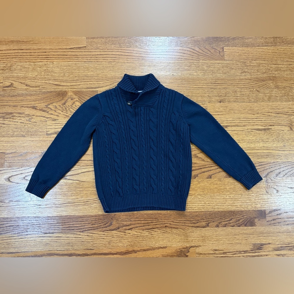 Gymboree Navy Cable knit Sweater